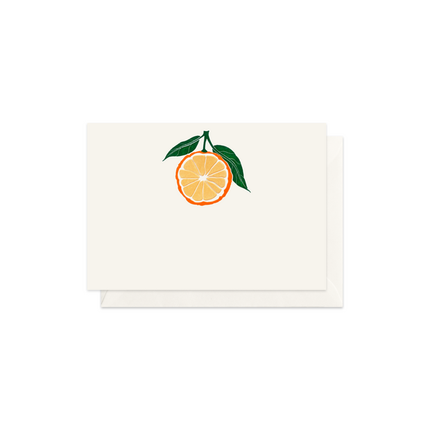Dárková kartička Pomeranč, obálka