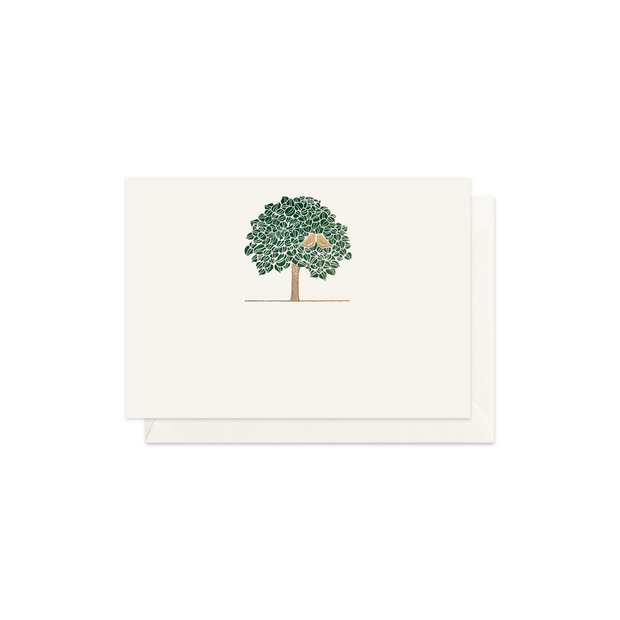 Dárková kartička Strom s ptáčky, obálka