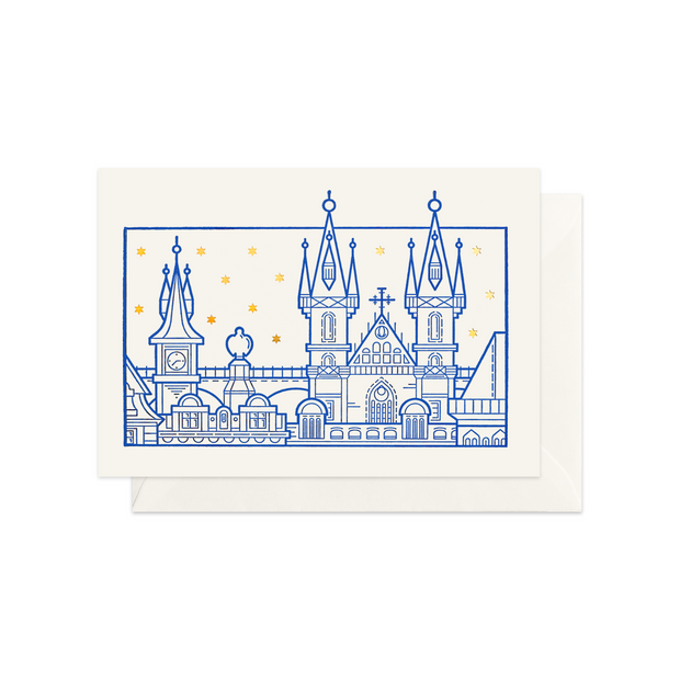 Blahopřání Zimní Týnský chrám