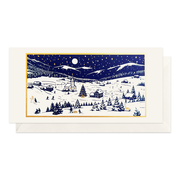 Blahopřání Vánoce na horách