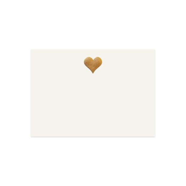 Zlaté srdce, stolová karta 10 ks
