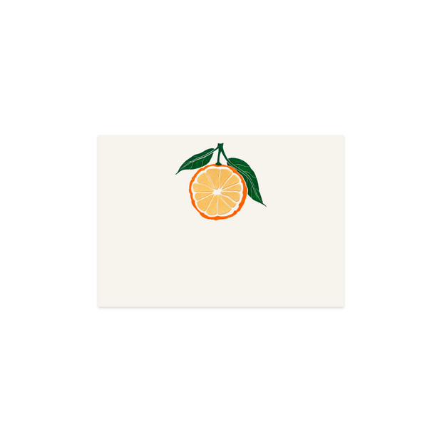 Pomeranč, stolová karta 10 ks