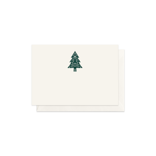 Dárková kartička Zelený stromek, obálka