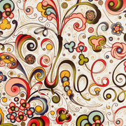 Balicí papír Rossi Art Nouveau květy