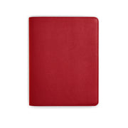 Kožený zápisník červený